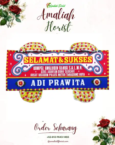Papan Bunga Ucapan Selamat Laladan